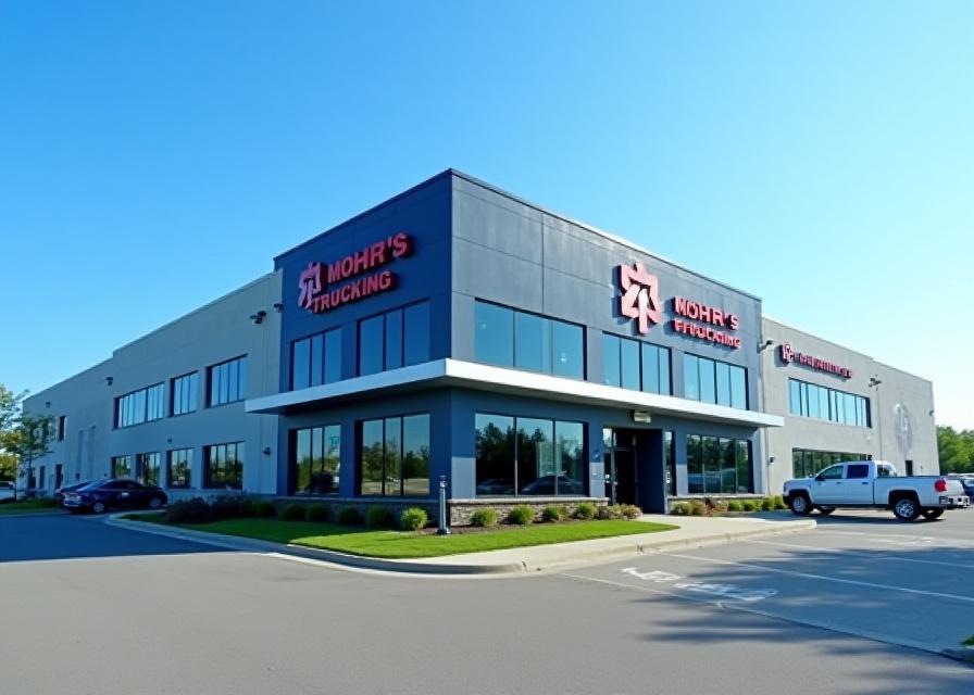 Mohr's Trucking headquarters in Orient, Ohio