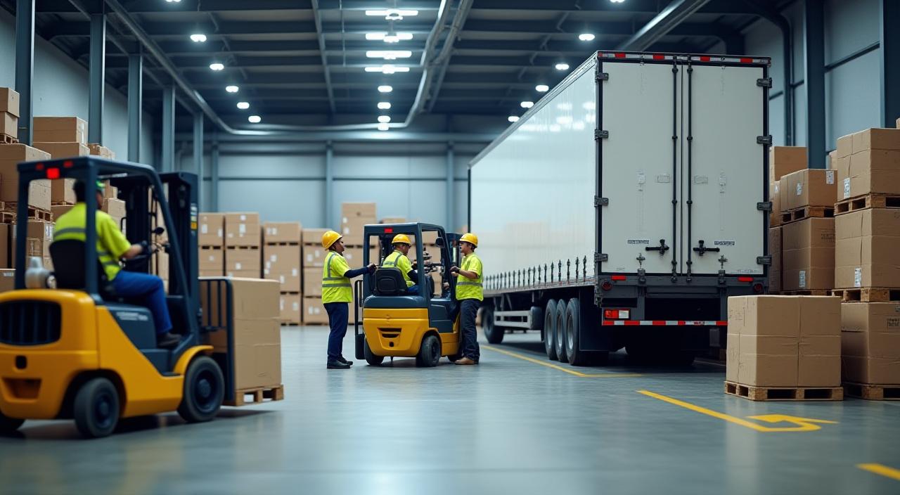Professional freight loading operations