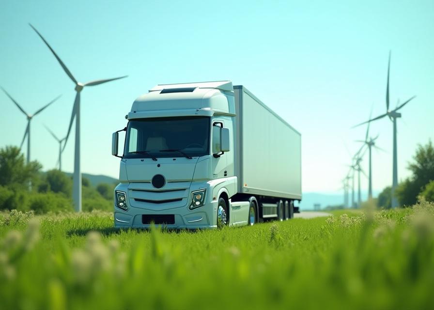 Eco-friendly trucking fleet